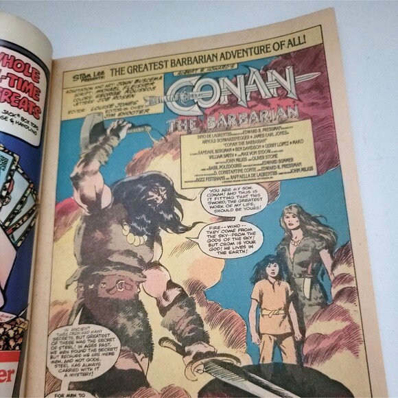 Conan the Barbarian Movie Special #1 Marvel Comics October 1982 - Picture 4 of 4
